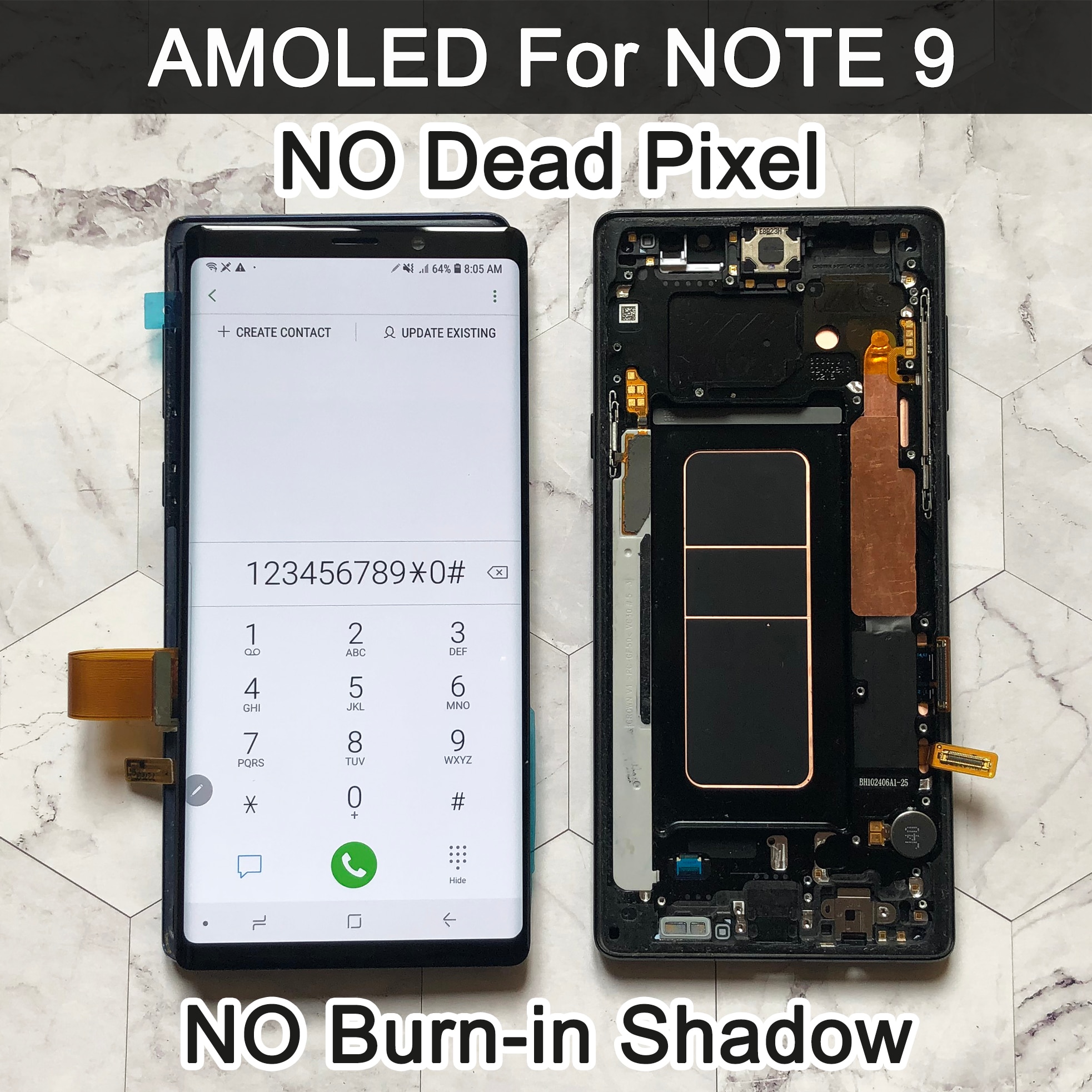 Ｚ  Ʈ 9  AMOLED 6.4 ġ LCD, Ʈ 9 N96..